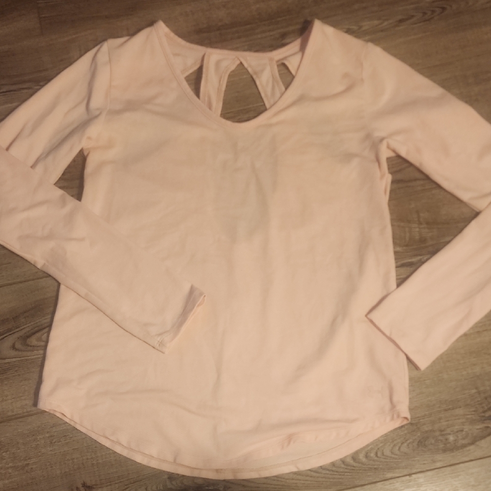 Under Armour Women's Long Sleeve Pink Top
